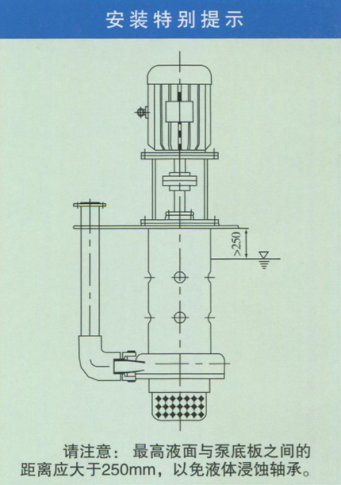 圖二液下泵安裝注意事項(xiàng)